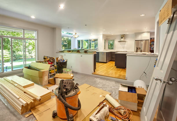 Professional Kitchen Flooring technician working in Seattle, WA